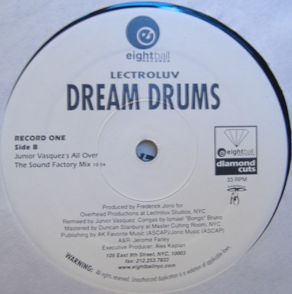 Lectroluv - Dream Drums | Eightball Records (EB 135) - 4