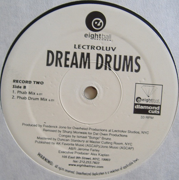 Lectroluv - Dream Drums | Eightball Records (EB 135) - 3