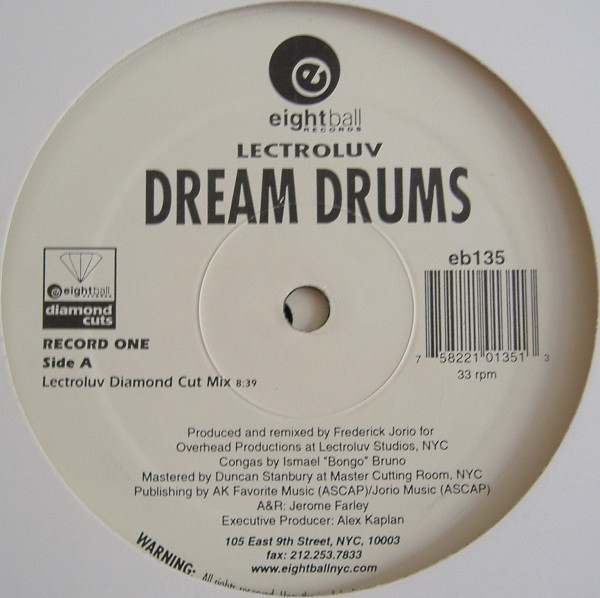 Lectroluv - Dream Drums | Eightball Records (EB 135)