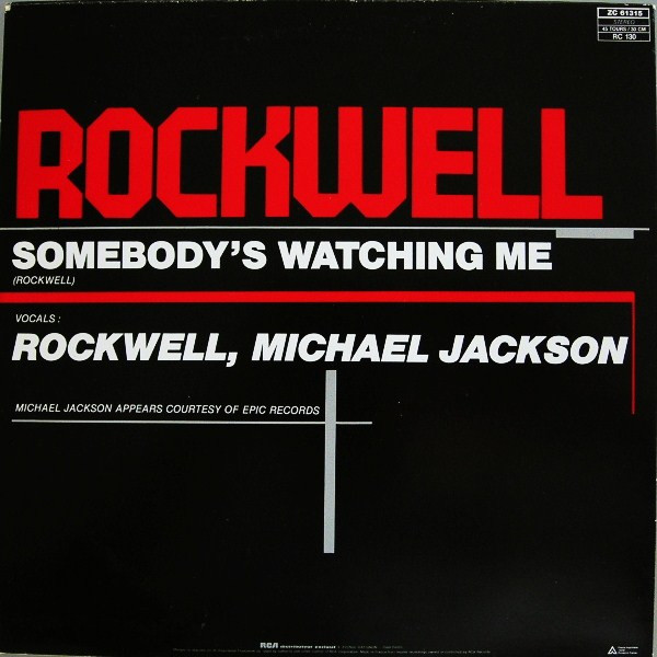 Rockwell - Somebody's Watching Me | Motown (ZC 61315) - 2