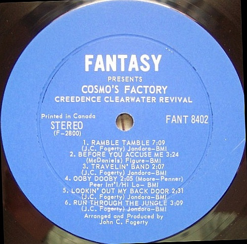 Creedence Clearwater Revival - Cosmo's Factory | Fantasy (8402) - 2