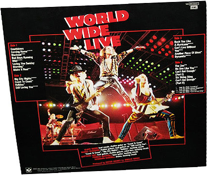 Scorpions - World Wide Live | Harvest (166 24 0343 1) - 2