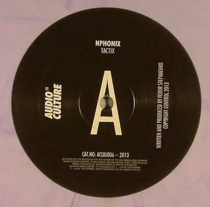 N-Phonix - Tactix EP | Audio Culture (ACLBL006) - main N-Phonix - Tactix EP | Audio Culture (ACLBL006) - main