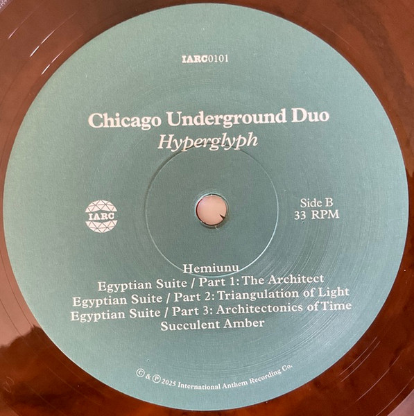 Chicago Underground Duo - Hyperglyph | International Anthem Recording Company (IARC0101) - 4 Chicago Underground Duo - Hyperglyph | International Anthem Recording Company (IARC0101) - 4