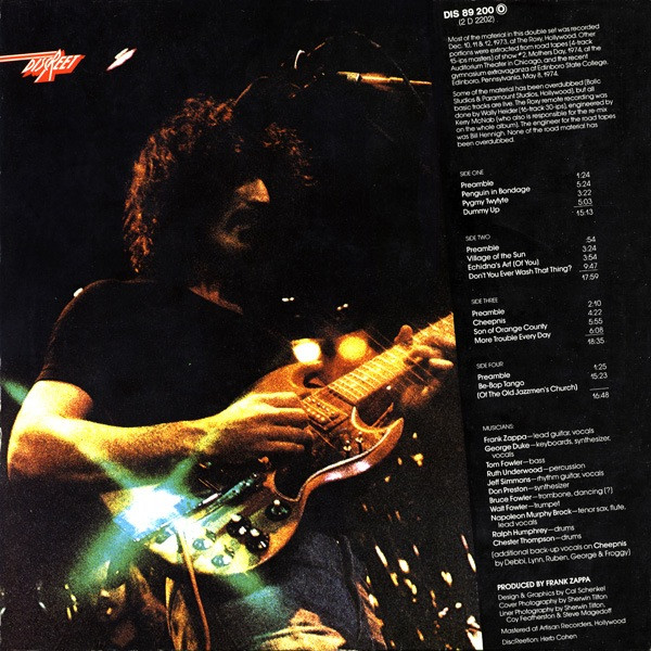Frank Zappa / The Mothers - Roxy & Elsewhere | DiscReet (DIS 89 200) - 4 Frank Zappa / The Mothers - Roxy & Elsewhere | DiscReet (DIS 89 200) - 4