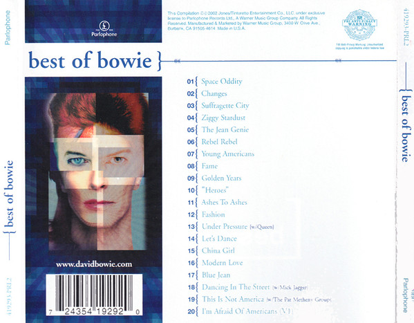 David Bowie - Best Of Bowie | Parlophone (419293-PRL2) - 4