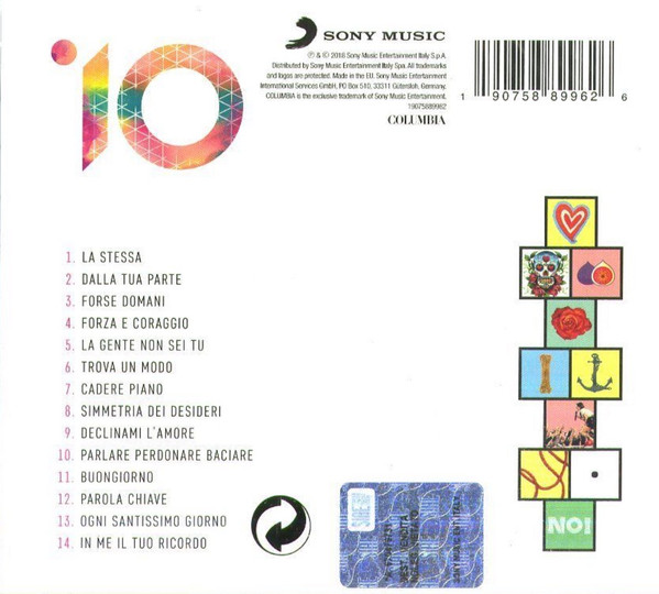 Alessandra Amoroso - 10 | Sony Music (19075889962) - 2 Alessandra Amoroso - 10 | Sony Music (19075889962) - 2