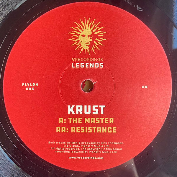 Krust - The Master / Resistance | V Recordings (PLVLGN006) - 3