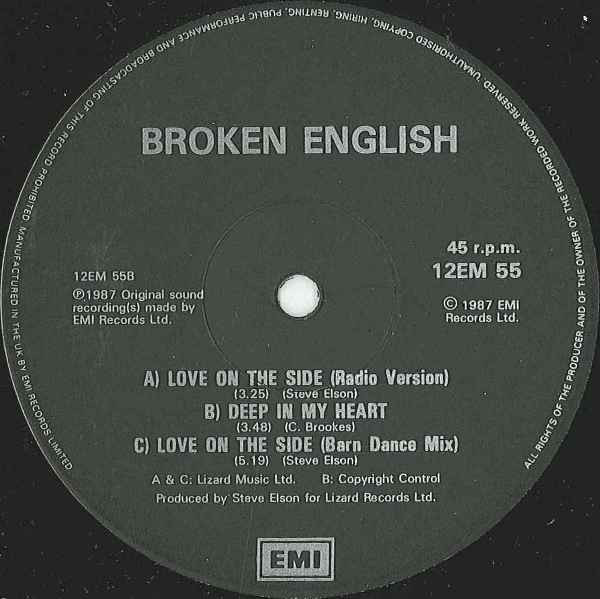 Broken English - Love On The Side | EMI (12 EM 55) - 4 Broken English - Love On The Side | EMI (12 EM 55) - 4