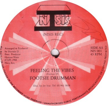 Footsie Drumman - Time Will Tell / Feeling The Vibes | Nisis Rec (NIS 001) - 2
