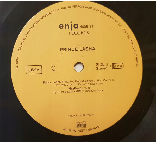Prince Lasha - Search For Tomorrow | Enja Records (enja 4008) - 2