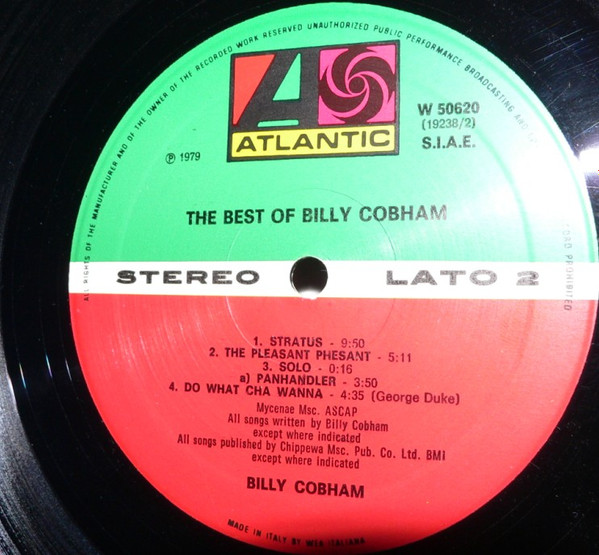 Billy Cobham - The Best Of Billy Cobham | Atlantic (W 50620) - 4