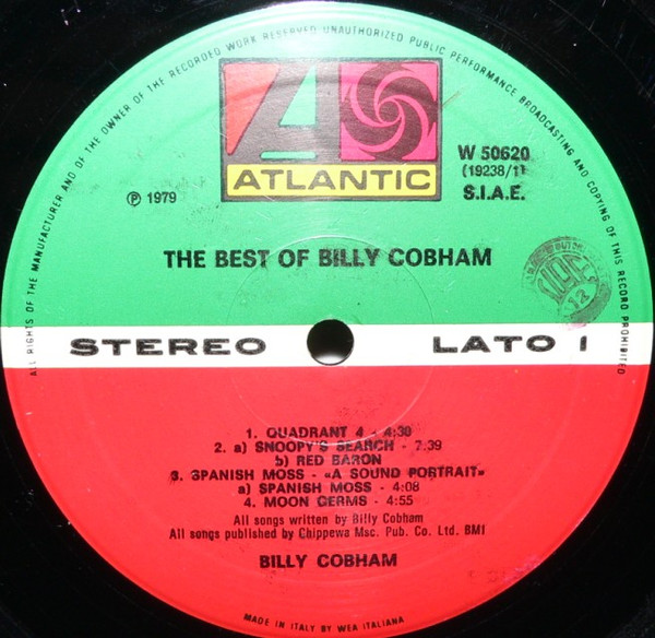 Billy Cobham - The Best Of Billy Cobham | Atlantic (W 50620) - 3