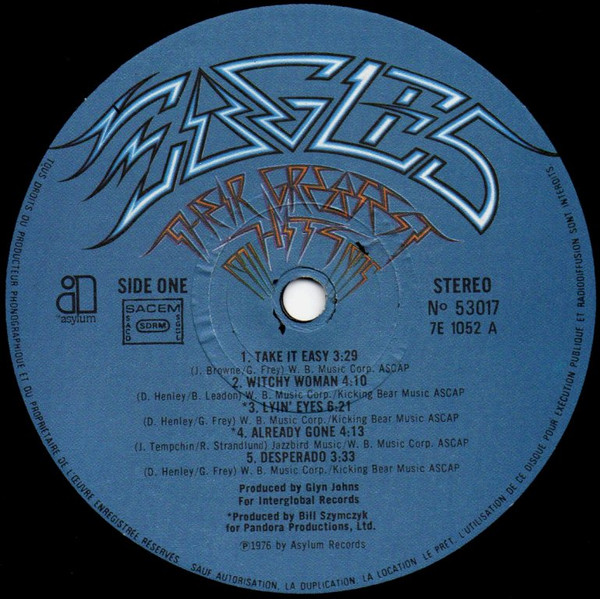 Eagles - Their Greatest Hits (1971-1975) | Asylum Records (53017) - 3 Eagles - Their Greatest Hits (1971-1975) | Asylum Records (53017) - 3