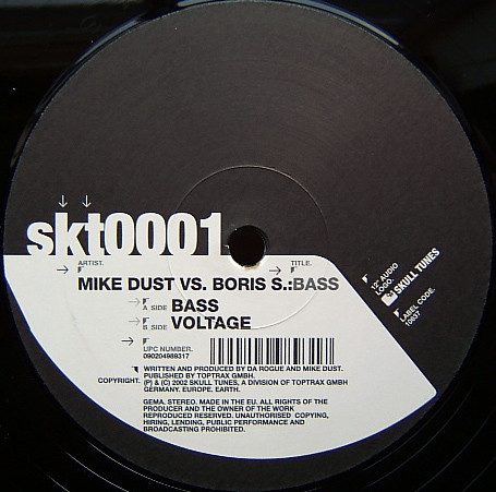 Mike Dust Vs. Boris S. - Bass | Skull Tunes (skt0001)