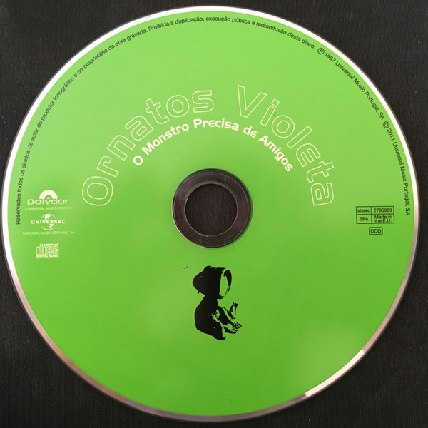 Ornatos Violeta - O Monstro Precisa De Amigos | Polydor (543 177-2) - 3