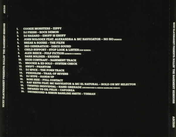 Nicky Blackmarket - Rollin' (The Basement Sessions) | Azuli Records (AZCD25) - 3