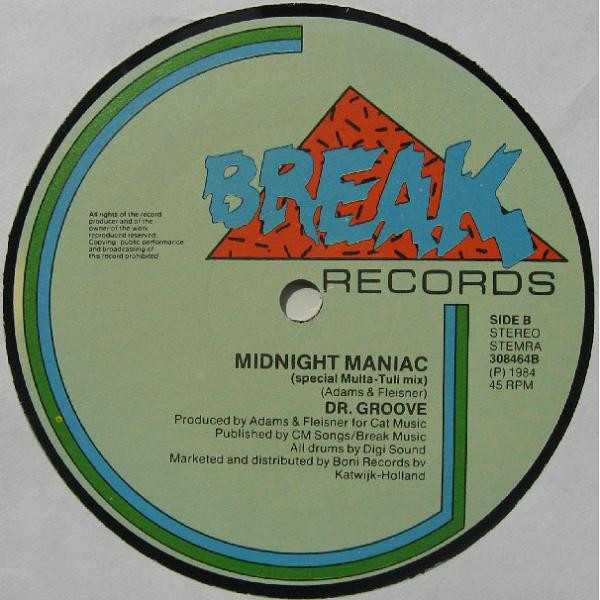 Dr. Groove - Midnight Maniac | Break Records (308464) - 4 Dr. Groove - Midnight Maniac | Break Records (308464) - 4