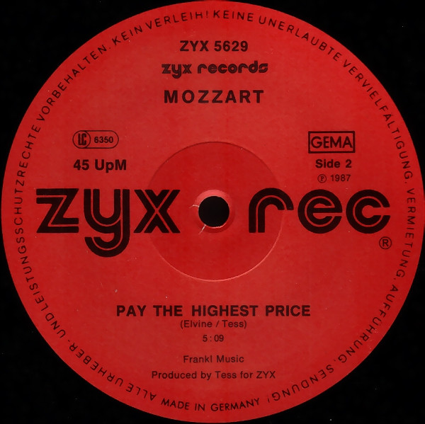 Mozzart - Money | ZYX Records (ZYX 5629) - 4