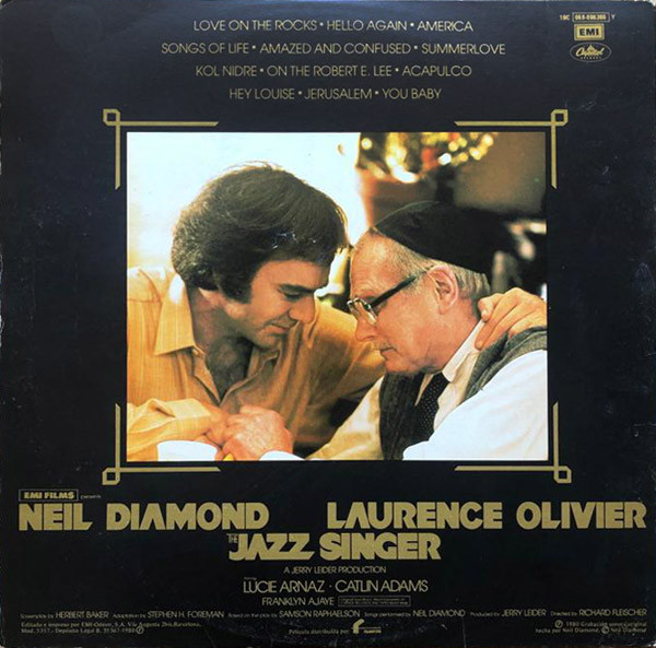 Neil Diamond - The Jazz Singer (Canciones De La Banda Sonora Original De La Película) | Capitol Records (10C 068-086266 Y) - 4 Neil Diamond - The Jazz Singer (Canciones De La Banda Sonora Original De La Película) | Capitol Records (10C 068-086266 Y) - 4