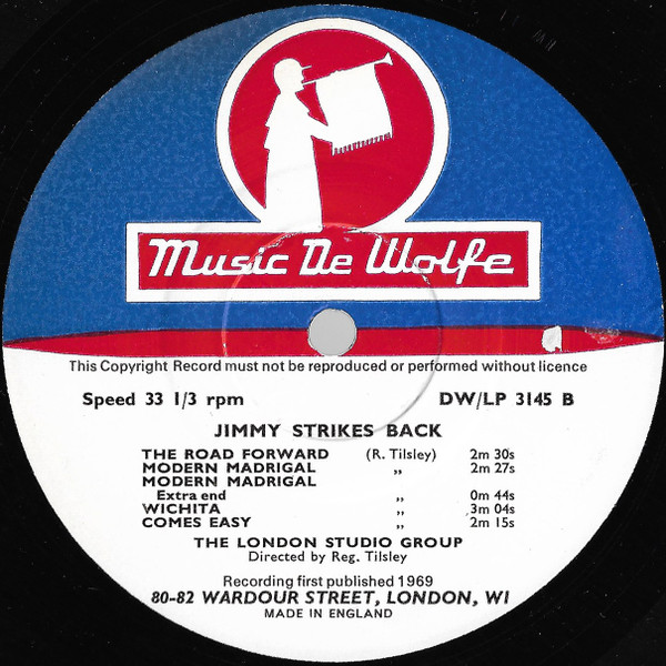 The London Studio Group - Jimmy Strikes Back | Music De Wolfe (DW/LP 3145) - 4