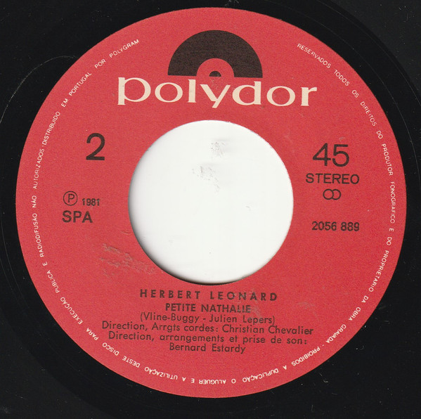 Herbert Léonard - Pour Le Plaisir | Polydor (2056 889) - 4