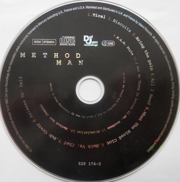 Method Man - Tical | Def Jam Recordings (529 174-2) - 3