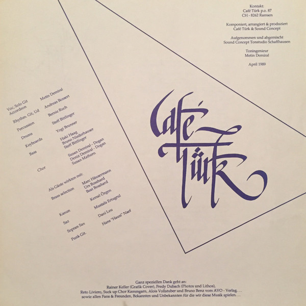 Café Türk - Giriş Serbest | Sound Concept Records (MD 1013) - 3 Café Türk - Giriş Serbest | Sound Concept Records (MD 1013) - 3