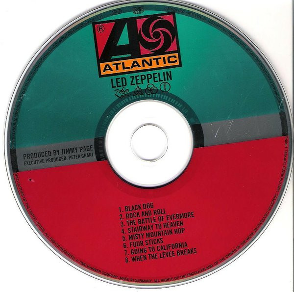 Led Zeppelin - Untitled | Atlantic (7567-82638-2) - 3