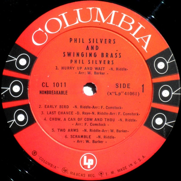 Phil Silvers - Phil Silvers And Swinging Brass | Columbia (CL 1011) - 3