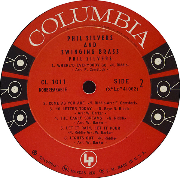 Phil Silvers - Phil Silvers And Swinging Brass | Columbia (CL 1011) - 4