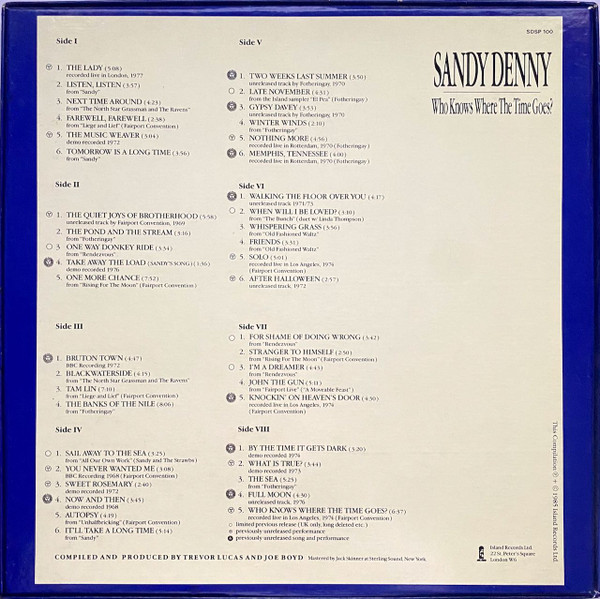 Sandy Denny - Who Knows Where The Time Goes? | Island Records (SDSP 100) - 2 Sandy Denny - Who Knows Where The Time Goes? | Island Records (SDSP 100) - 2