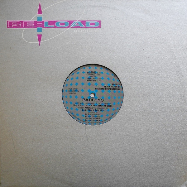 Paresys - Parallax | Re-load Records (REL 9406) - 3 Paresys - Parallax | Re-load Records (REL 9406) - 3