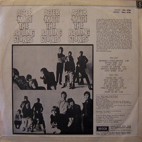 The Rolling Stones - Aftermath | Decca (SKLA 4786) - 2