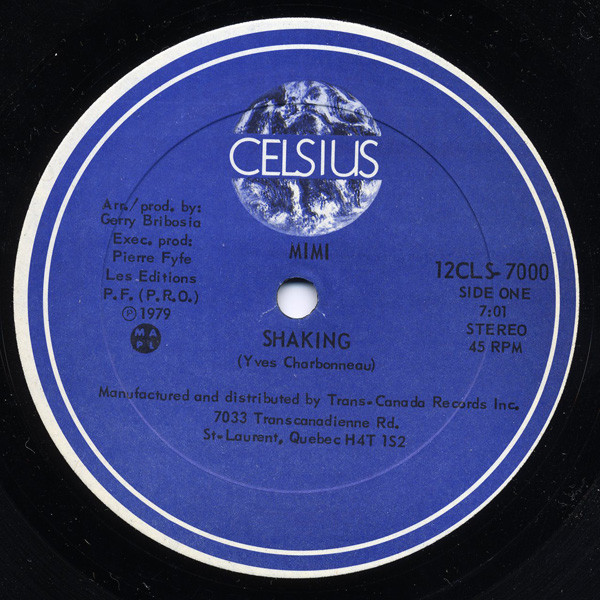 Mimi Hétu - Shaking | Celsius (12CLS-7000) - main