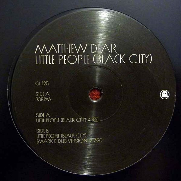 Matthew Dear - Little People (Black City) | Ghostly International (GI-125)