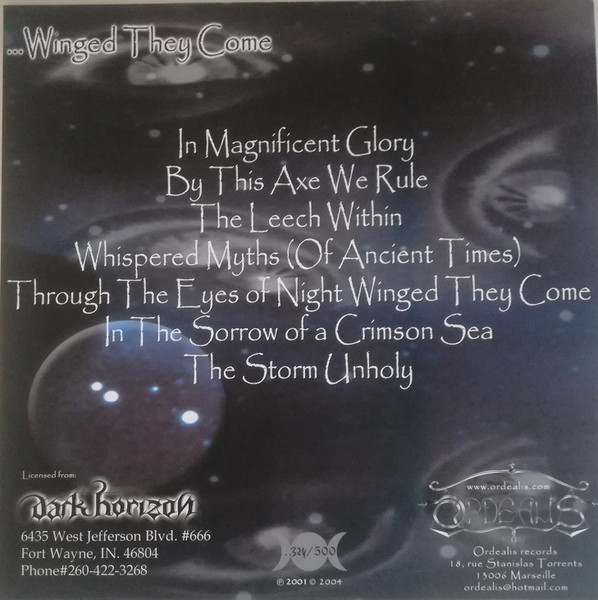 Through The Eyes Of Night... Winged They Come