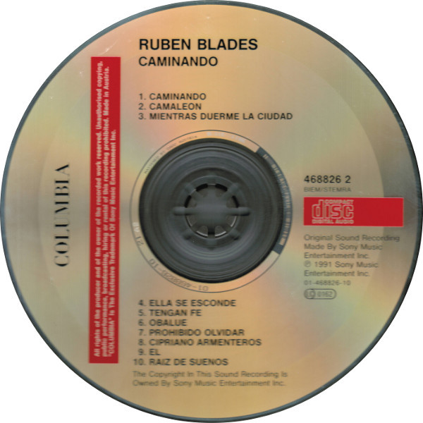 Ruben Blades Con Son del Solar - Caminando | Columbia (468826 2) - 4 Ruben Blades Con Son del Solar - Caminando | Columbia (468826 2) - 4