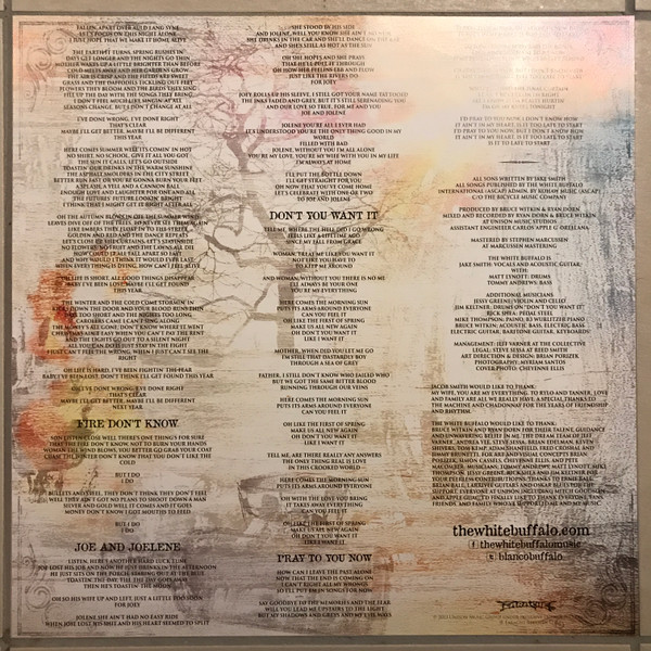 The White Buffalo - Shadows, Greys & Evil Ways | Earache (MOSH578LP) - 4