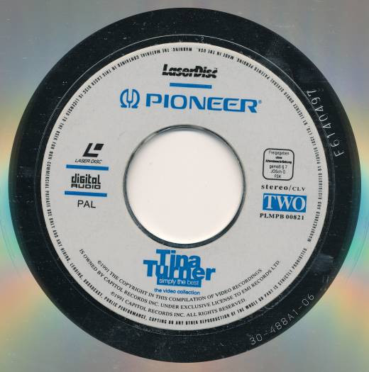 Tina Turner - Simply The Best - The Video Collection | Pioneer (PLMPB 00821) - 2