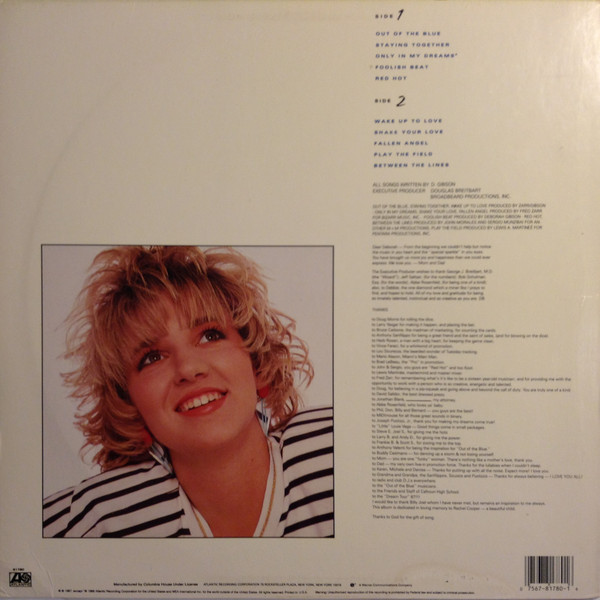 Debbie Gibson - Out Of The Blue [Vinyl] | Atlantic (A1 81780) - 3