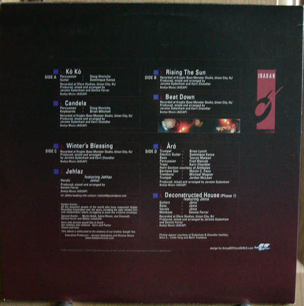Jerome Sydenham And Kerri Chandler - Saturday | Ibadan (irc030) - 2