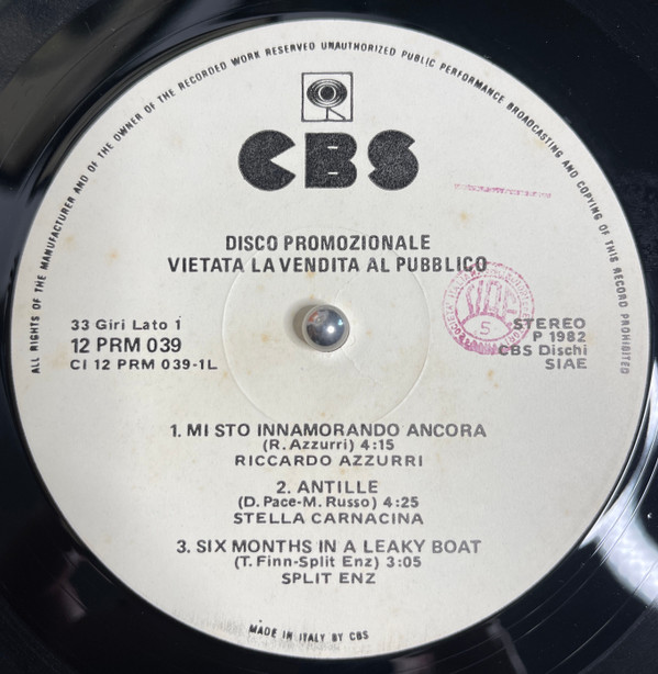 Various - Only For Dee Jays | CBS (12 PRM 039) - 2 Various - Only For Dee Jays | CBS (12 PRM 039) - 2