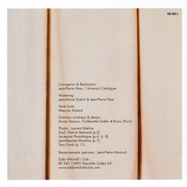 Eddy Mitchell - Le Best Of | Polydor (980 884-6) - 2 Eddy Mitchell - Le Best Of | Polydor (980 884-6) - 2