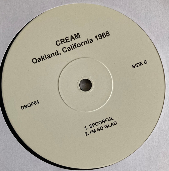 Cream - Oakland, California 1968 | DBQP (DBQP64) - 4