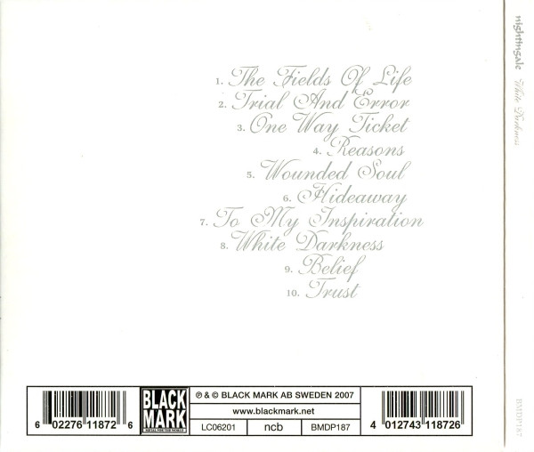 Nightingale - White Darkness CD | Black Mark (BMDP187) - 2