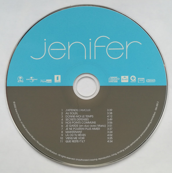 Jenifer - Jenifer | Island Records (586 882 2) - 4
