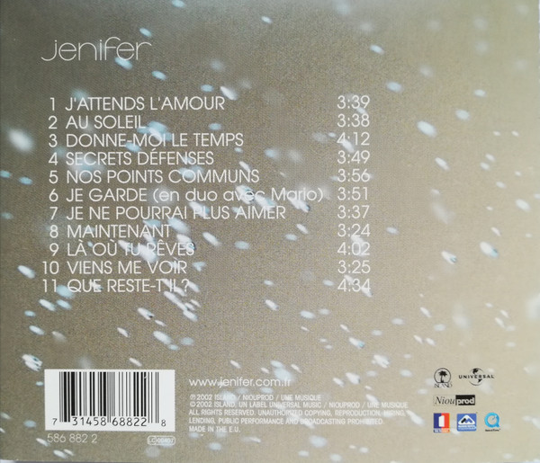 Jenifer - Jenifer | Island Records (586 882 2) - 3