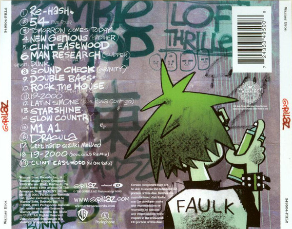 Gorillaz - Gorillaz | Warner Bros. Records (349504-PRL2) - 3