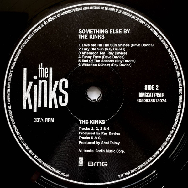 The Kinks - Something Else By The Kinks | BMG (BMGCAT745LP) - 4 The Kinks - Something Else By The Kinks | BMG (BMGCAT745LP) - 4